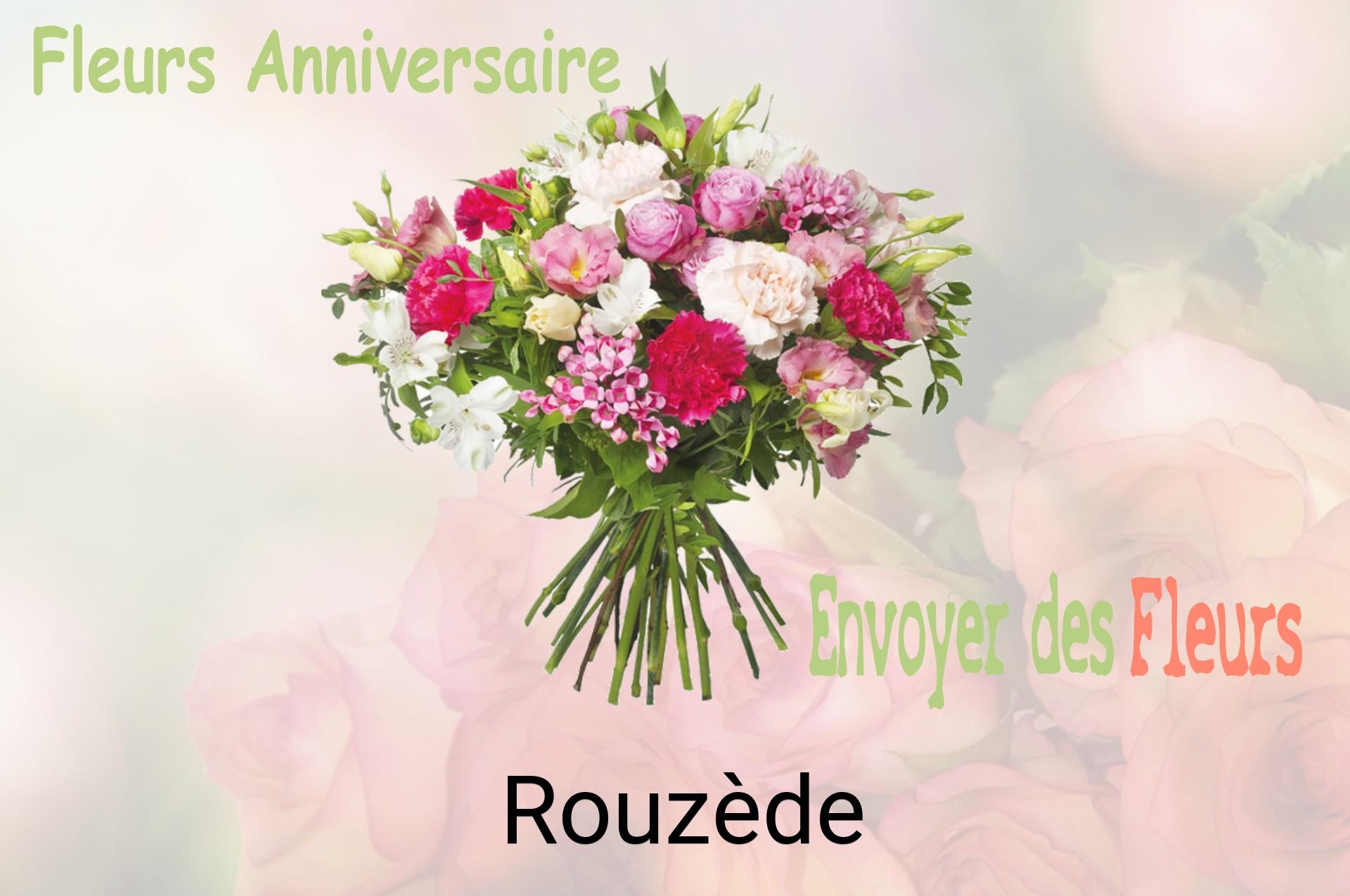Bouquet de fleurs d’anniversaire livré à Rouzède