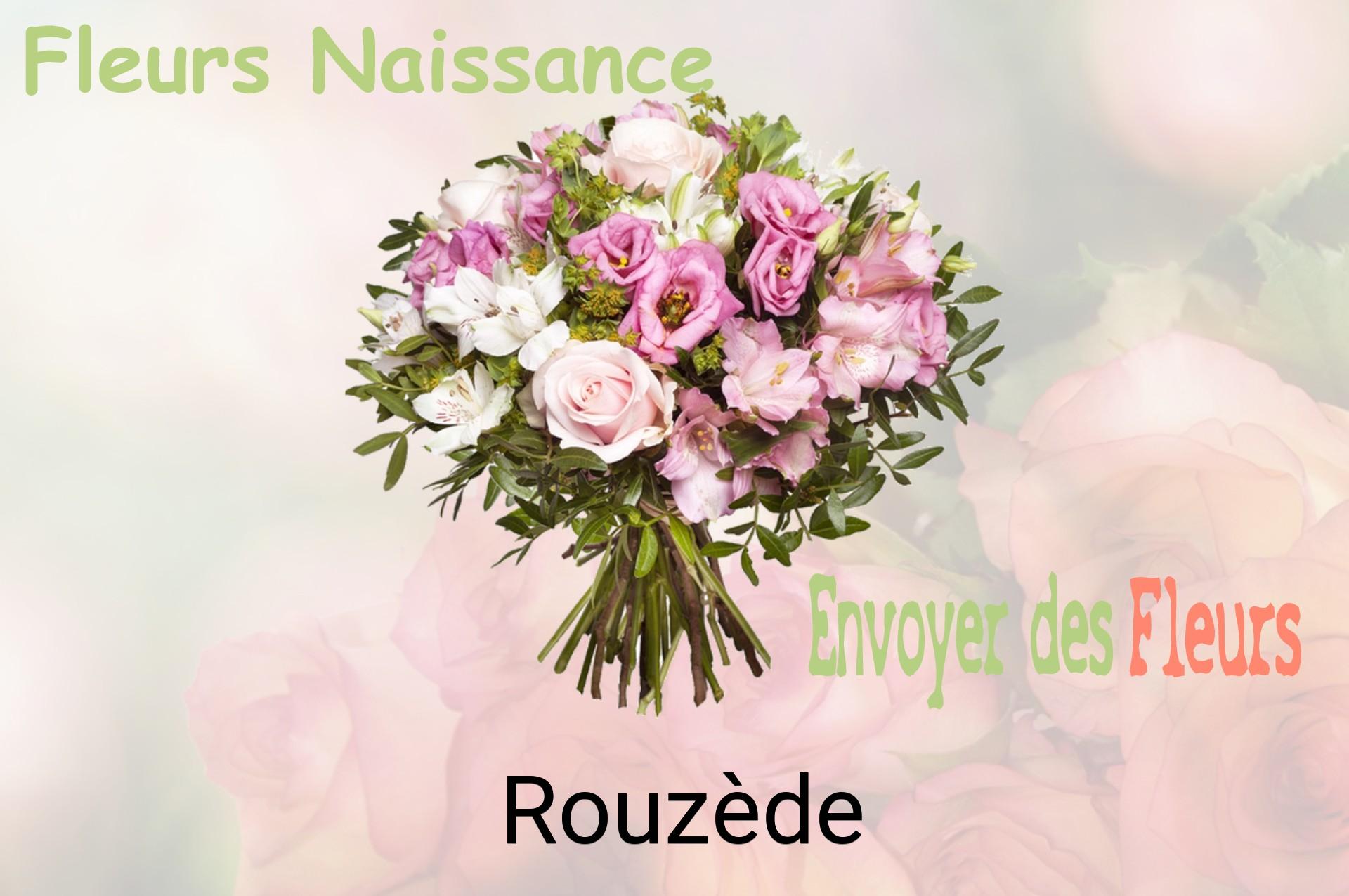 Bouquet de fleurs de naissance livré à Rouzède